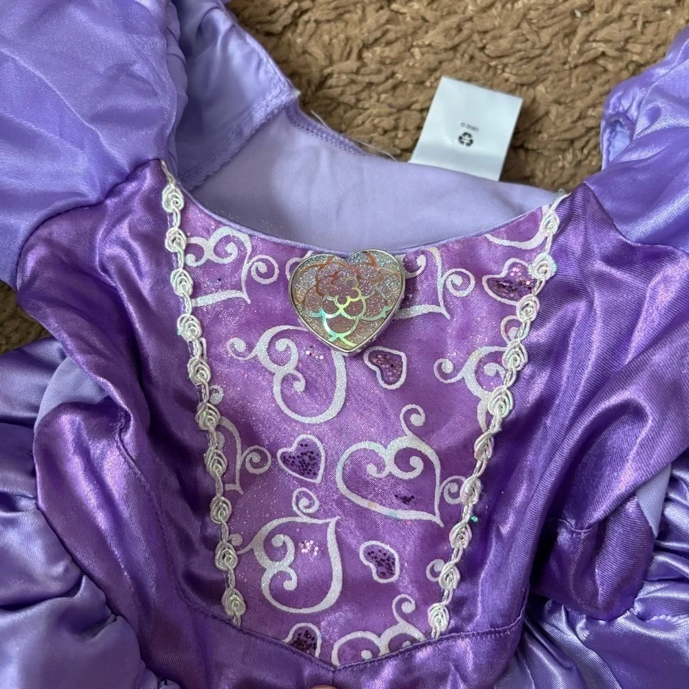Disney Store Sofia the First Dress Sz 2 Purple Kids Girls Halloween Bippity